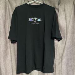 TOP4 in TOKYO DOME 牛沢 手描きデザインTシャツ　黒　XL