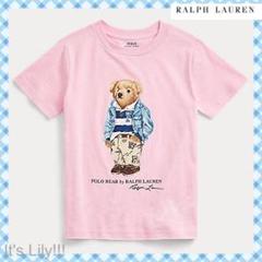 2t95cm ラルフローレン ユニセックス ベアプリント tシャツ
