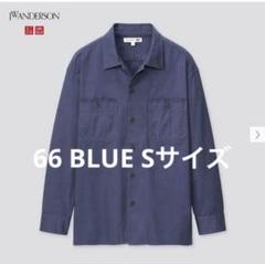 ユニクロ　JWA ツイルオーバーサイズワークシャツ　BLUE Sサイズ