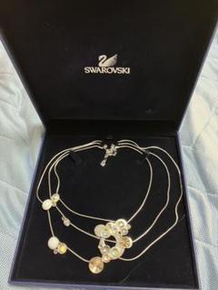 ★SWAROVSKI　スワロフスキー　ネックレス　プレート