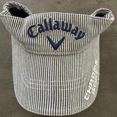 Callaway キャロウェイストライプサンバイザー メンズ　レディース