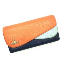 Vivienne Westwood ダブルフラップ トリコロールカラー配色長