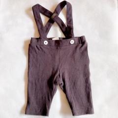 現品のみ❤️プティマイン サス付きパンツ ブラウン ベビー 70サイズ 調節可能