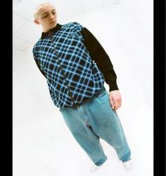 YardSale ストライプニット XL Blue