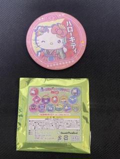 サンリオピューロランド ネオナツマツリII　缶バッジ　ハローキティ