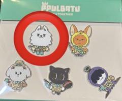 TXT プルバトゥ ファンチュン ヘアタイカプセルトイ刺繍バッジトレカ　日本限定 TXT プルバトゥ 刺繍 缶バッジ ファンチュン ヨンジュン