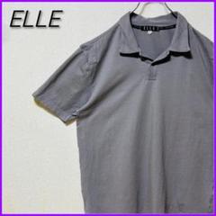 【良品】ELLE HOMME エル エルオム ポロシャツ XL コットン