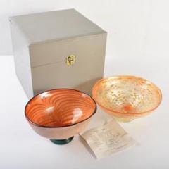ガラス作家　高松敬子作　鉢　器　2点まとめて　D　R7510 ガラス作家 高松敬子作 鉢 器 2点まとめて D R7510 - メルカリ