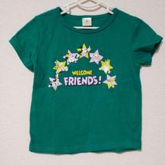 バースデイ☆ディズニー　ミッキーフレンズグリーン半袖Tシャツ　90サイズ