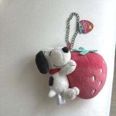 ユニバ　SNOOPY スヌーピー クッション いちご Snoopy Strawberry Cushion 
