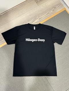 値下げ！USEDレア！ハーゲンダッツのＴシャツ/60周年/Ｌ/黒 値下げ！USEDレア！ハーゲンダッツのTシャツ/60周年/L/黒