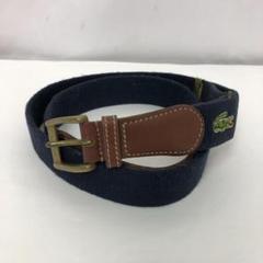 LACOSTE ベルト ネイビー 7633