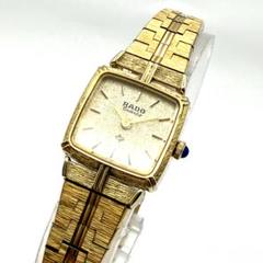 【外箱/外観美品/新品電池】RADO ゴールド レディース 腕時計 スクエア 外箱/外観美品/新品電池】RADO ゴールド レディース 腕時計 スクエア