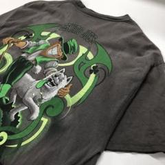 Hanes ESKIMO JOE'S キャラTシャツ フェードグレー メンズL