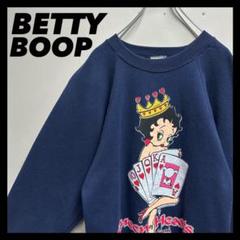 【USA製】BETTY BOOP Queen of Hearts スウェット