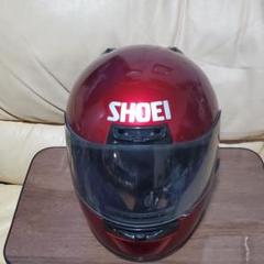 SHOEI T8133 EL バイクヘルメット 赤　シールド付き　ビンテージ SHOEI T8133 EL バイクヘルメット 赤 シールド付き ビンテージ