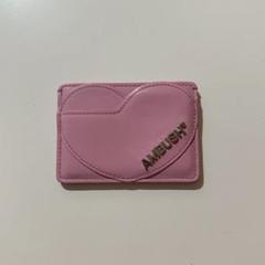 AMBUSH カードケース ピンク