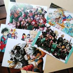 ヒロアカ】原画展 ポストカード 緑谷出久 爆豪勝己 轟焦凍