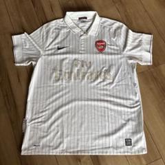 【希少】アーセナル 09/10 半袖ユニフォーム away ストライプ レア 希少】アーセナル 09/10 半袖ユニフォーム away ストライプ レア
