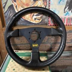 激レア！希少！OMP スポーツステアリング 黒美品！