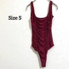 2103 LIZ & SARA バーガンディ 水着 Size S