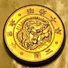 金貨 二圓金貨 明治10年 菊の御紋 大日本 古銭 - メルカリ
