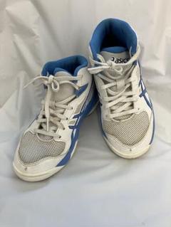 asics バスケットシューズ 20㎝ メッシュスニーカー ホワイト/ブルー