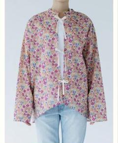美品✨メヤメ　小花柄　ジャケットブラウス　コットン　ジャケット　ブラウス