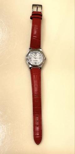 【中古品】【レディース】CASIO wave ceptor レザーベルト 腕時計のサムネイル