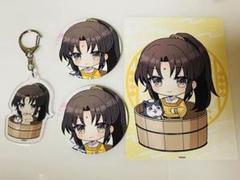 魔道祖師 マルイPOPUPSHOP B賞ブロマイド　缶バッジ　アクキー　金凌