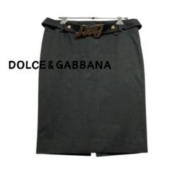 DOLCE&GABBANA ドルチェアンドガッバーナ　ニット　タイトスカート　黒 タイトスカート Dolce & Gabbana(ドルチェ&ガッバーナ) - 海外