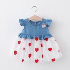 【新作】【新品】ベビー・キッズ ワンピース ドレス デニム size80