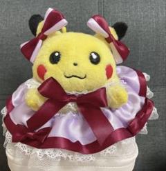 初期ピカチュウ ハンドメイド（ピンクカラー） - メルカリ