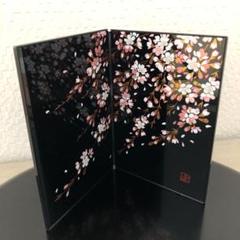 ミニ屏風 パネル額 さくら