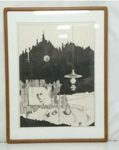 Tanaka 筆 エディション№ 71/100 額装 リトグラフ/絵画/版画/ Tanaka 筆 エディション№ 71/100 額装 リトグラフ/絵画/版画