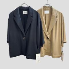 リネンジャケットENTO アンメット 着用杉咲花クロシェ60%オフ