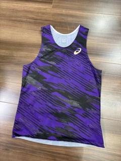アシックス ランニングシャツ シングレット asics L - メルカリ
