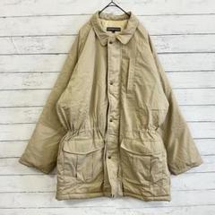 RIVERFIELD ベージュ中綿ジャンバー LLゆるダボ 防寒 軽量 大きめ