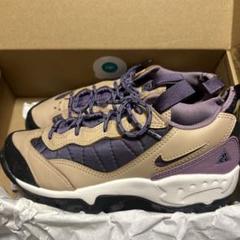Nike ACG スニーカー ベージュ/パープル　25のサムネイル