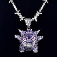 【最高品質】ポケモン ゲンガー パープル ネックレス ポケットモンスター グッズ