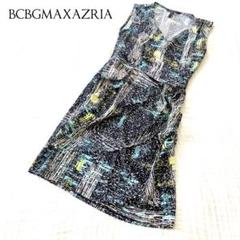 BCBGMAXAZRIA カシュクールワンピース ラップワンピース - メルカリ