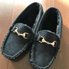 キッズ 靴 カジュアルシューズ ローファー モカシン サイズ22センチ