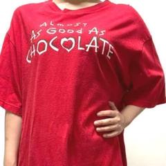 ACE OF HEARTS Tシャツ CHOCOLATE レッド 赤色 L 古着