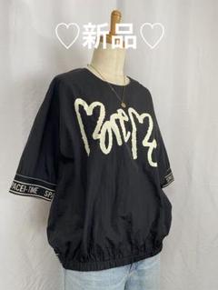 ♡新品♡ タグ付き スペース・タイム ロゴ入り ブラック Tシャツ 半袖