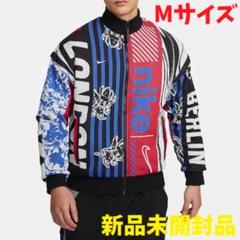ナイキ ジップアップニットジャケット 黒 白 赤 青 メンズ Mサイズ