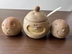 加藤工芸 KATO KOGEI  ポテトくん POTATOKUN 急須&湯呑み 希少 未使用 加藤工芸 ポテトくん 急須 湯呑み 3点セット 昭和