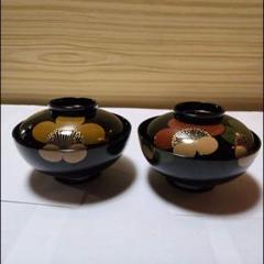 CLAY、BJ101　時代輪島塗　瓢箪図蒔絵　吸物椀　五客　木製 切り金 CLAY様専用、BJ101 時代輪島塗 瓢箪図蒔絵 吸物椀 五客 木製 切り金