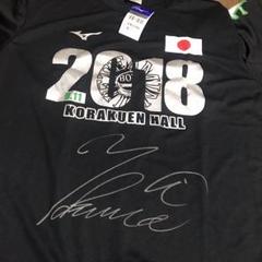 井上拓真　Tシャツ　2018 後楽園ホール　後援会　Sサイズ　タグ付き 井上尚弥 井上拓真後援会Tシャツ - メルカリ