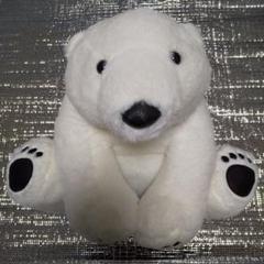 白クマのBIGぬいぐるみ約40cm