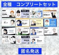 ハイキュー　名刺カードコレクション　第1弾　全15種　コンプリートセット